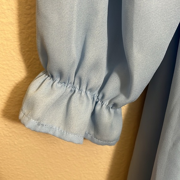 Zaful Light Blue Open Back Dress - Picture 6 of 13